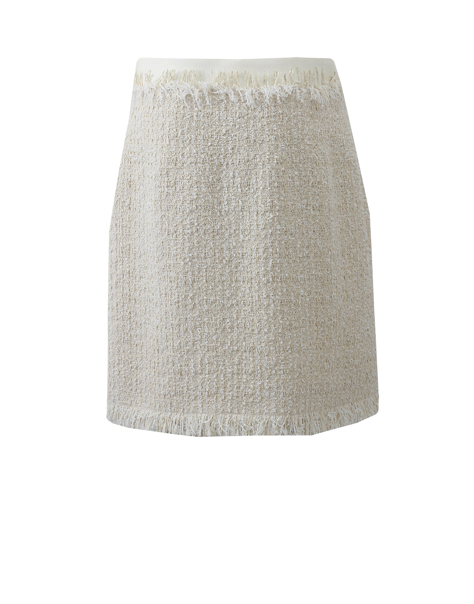 LANVIN-Wrap Tweed Skirt-