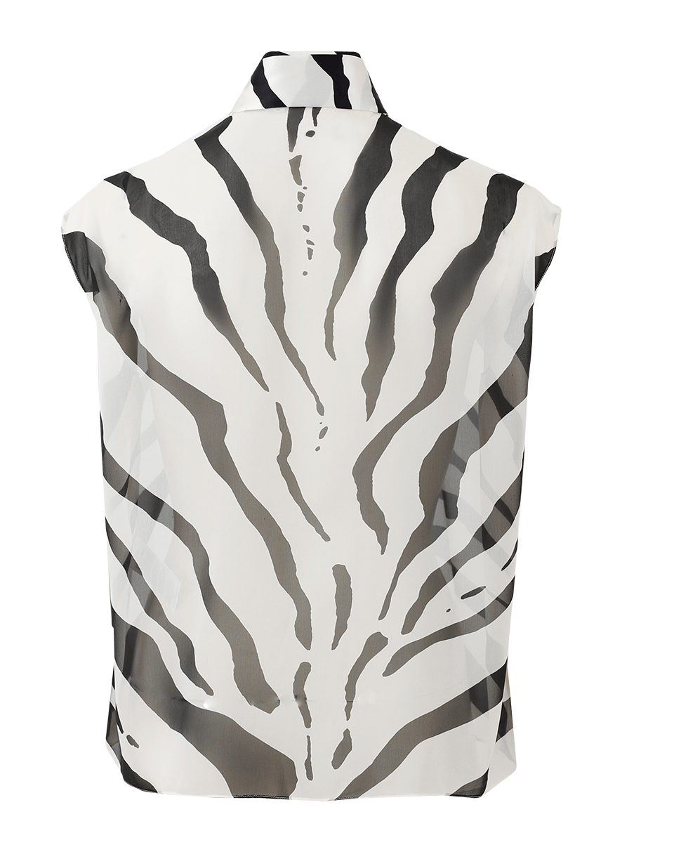 LANVIN-Zebra Print Top-