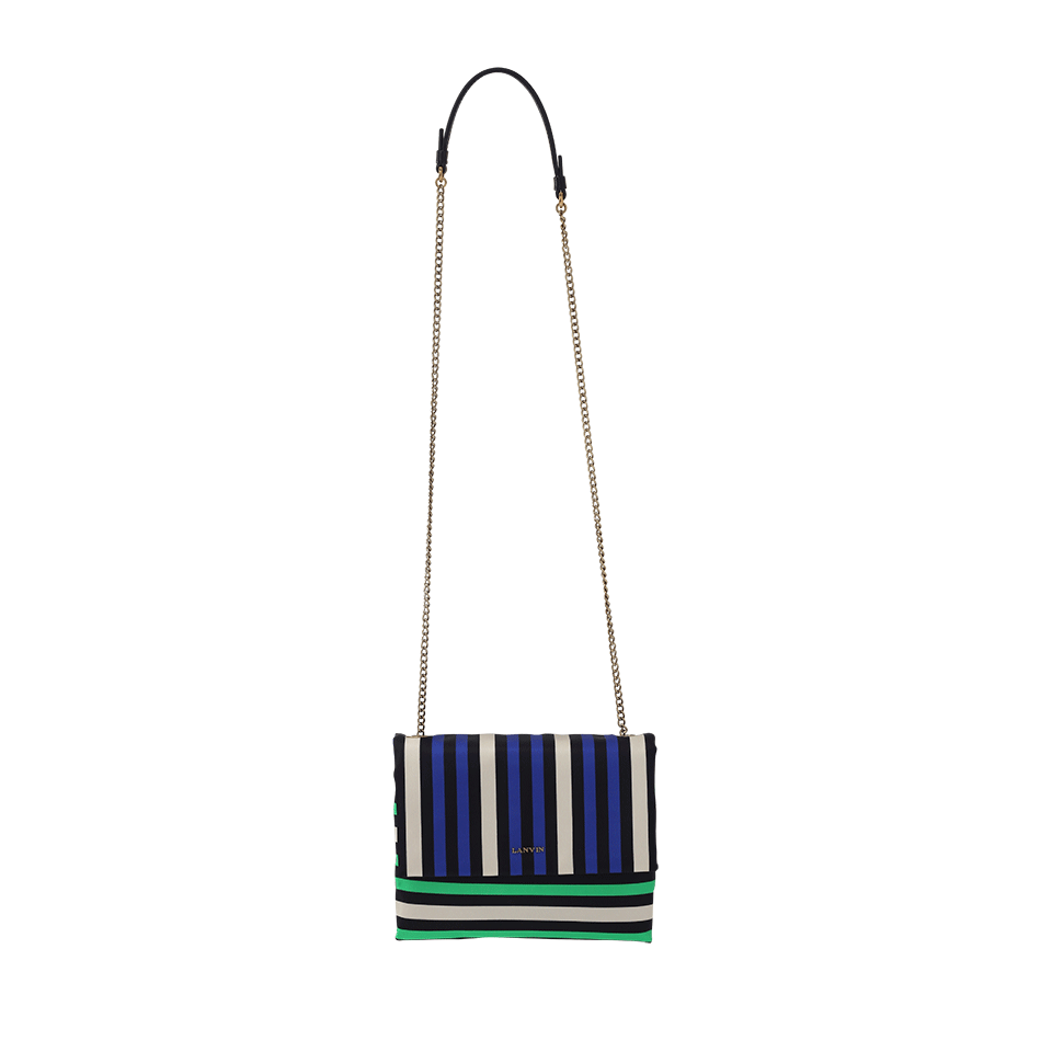 LANVIN-Mini Stripe Sugar Bag-BLUE