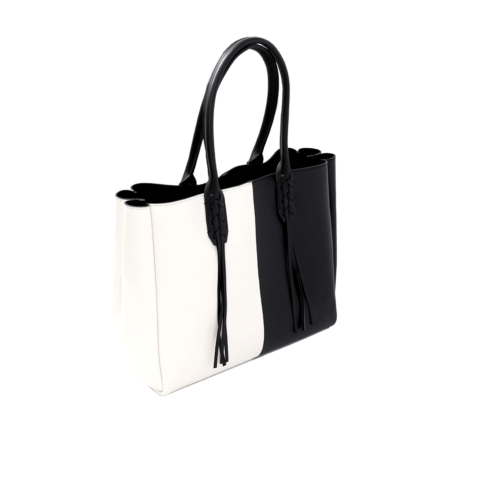 LANVIN-Small Shopper Bag-IVRY/BLK
