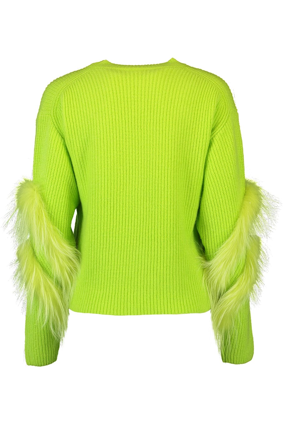 LAPOINTE-Cashmere Silk Sweater With Fur-