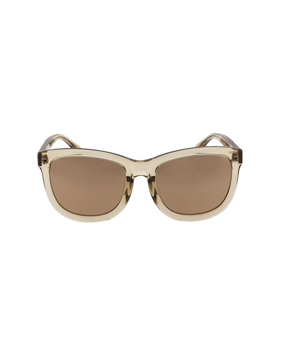 LINDA FARROW-Acetate Colored Sunglasses-ASH/RG