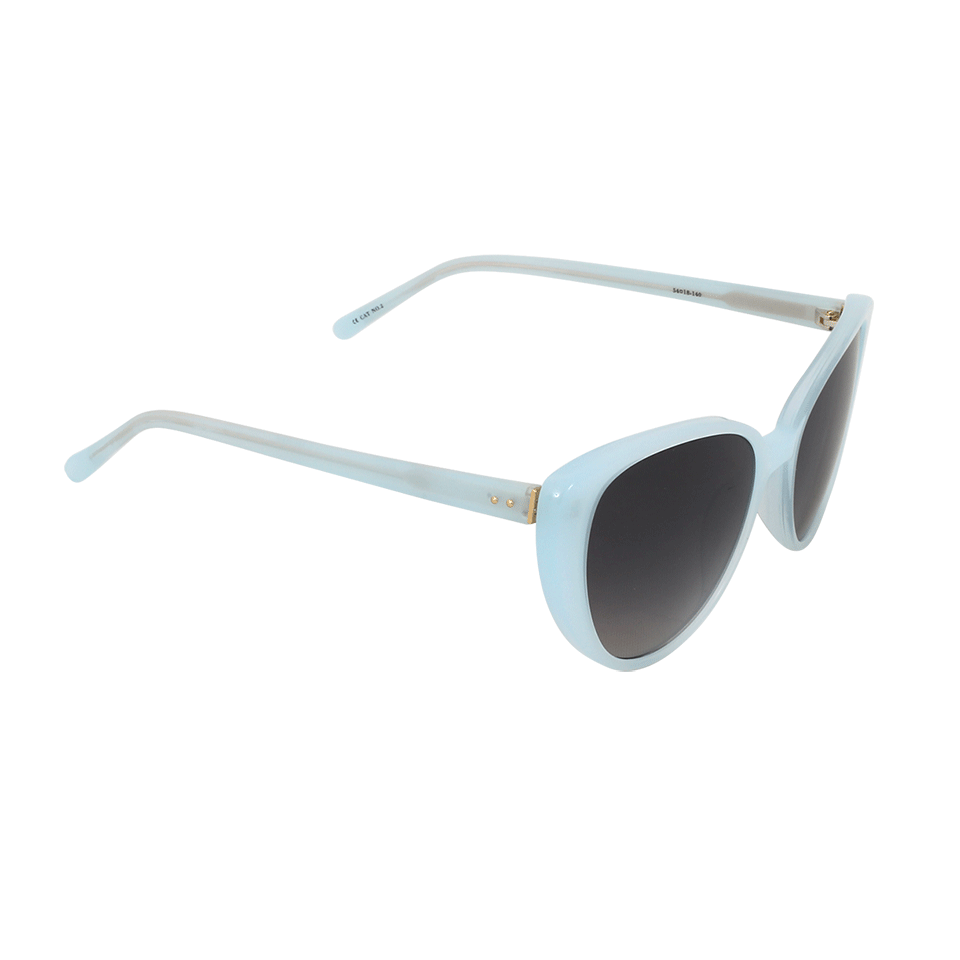 LINDA FARROW-Cat-Eye Sunglasses-GOLD