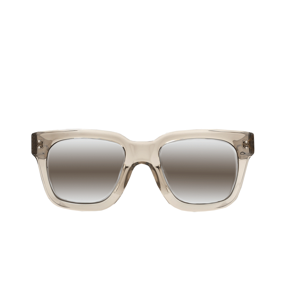 LINDA FARROW-Platinum Sunglasses-WHT/GLD