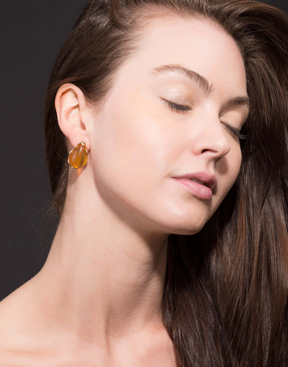 Fire Opal And Diamond Earrings JEWELRYFINE JEWELEARRING LUCIFER VIR HONESTUS   