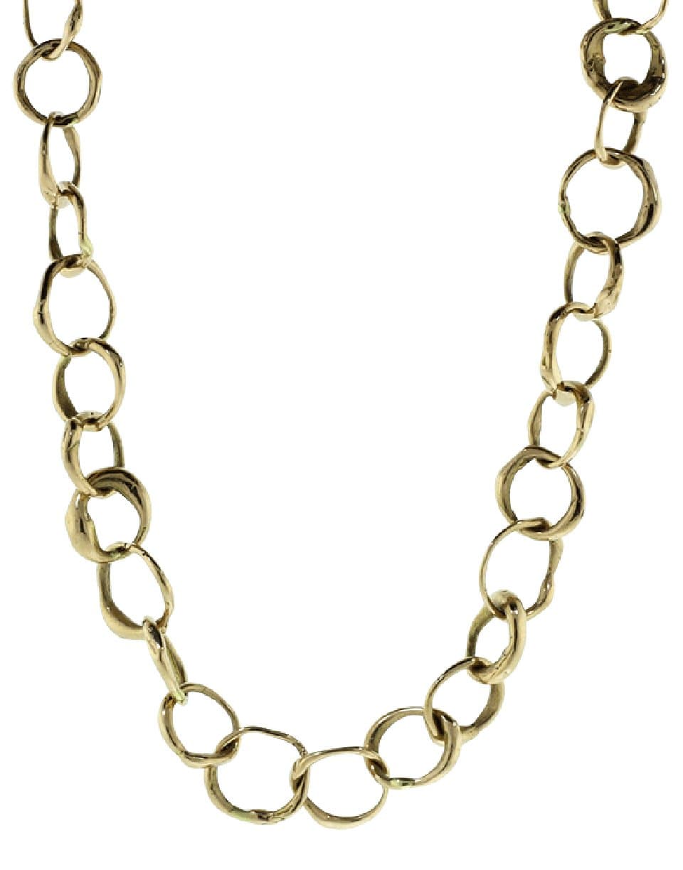 LUCIFER VIR HONESTUS-Cerchi Chain Necklace-ROSE GOLD