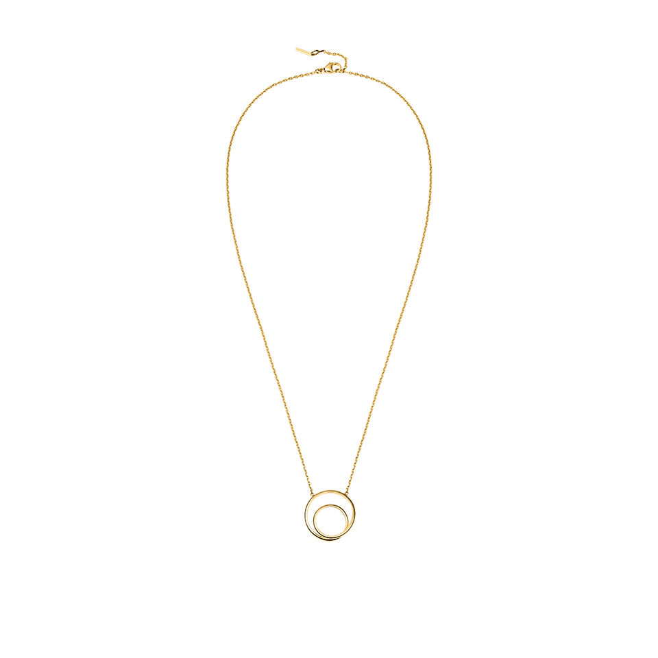 MAISON MARGIELA FINE-Anamorphose Small Twisted Pendant Necklace-YELLOW GOLD