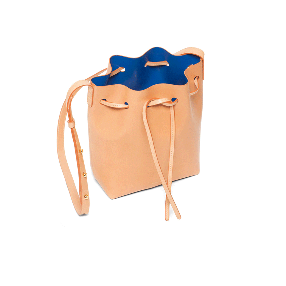 MANSUR GAVRIEL-Mini Bucket Bag-CAMELLO