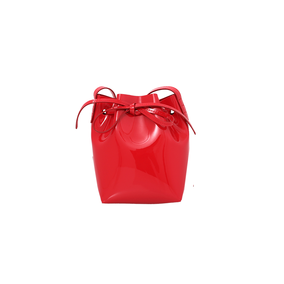 MANSUR GAVRIEL-Patent Mini Mini Bucket Bag-FLAMMA