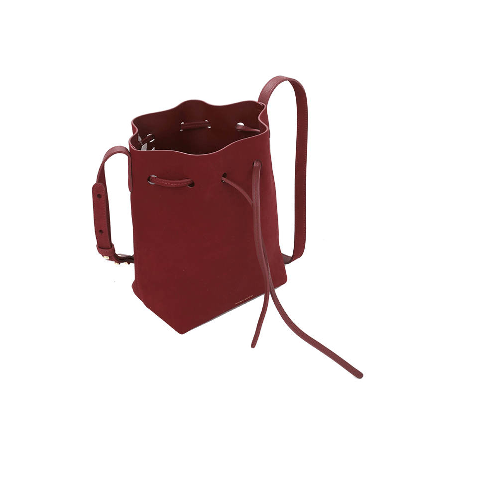 MANSUR GAVRIEL-Suede Mini Bucket Bag-ROCOCO