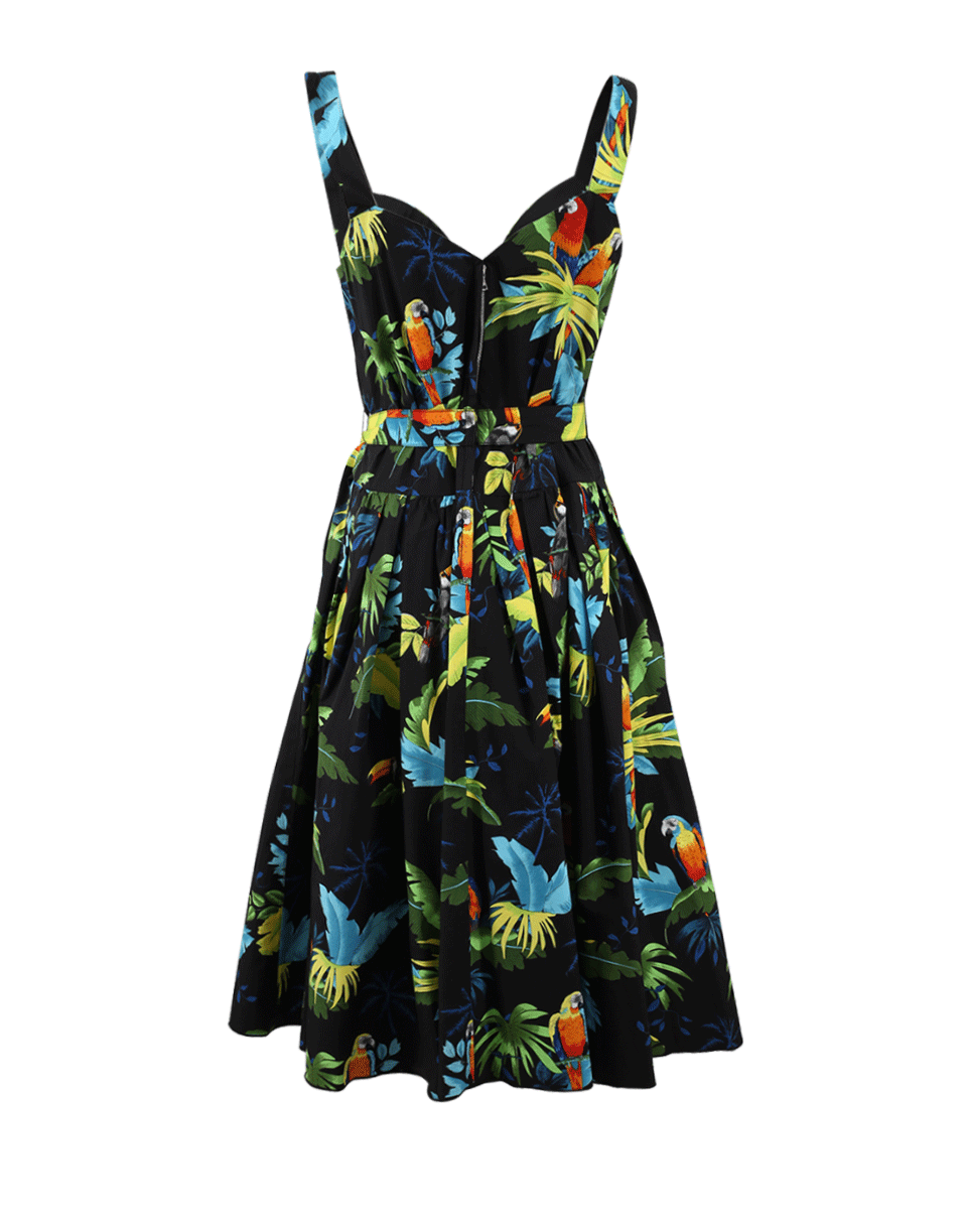 MARC JACOBS-Parrot Corset Top Dress-