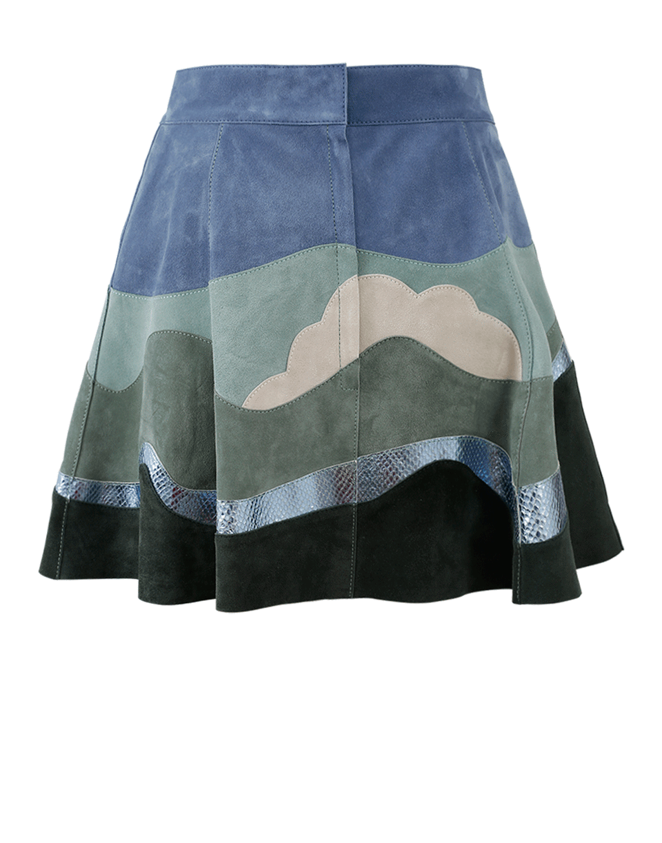 MARC JACOBS-Suede Flare Skirt-