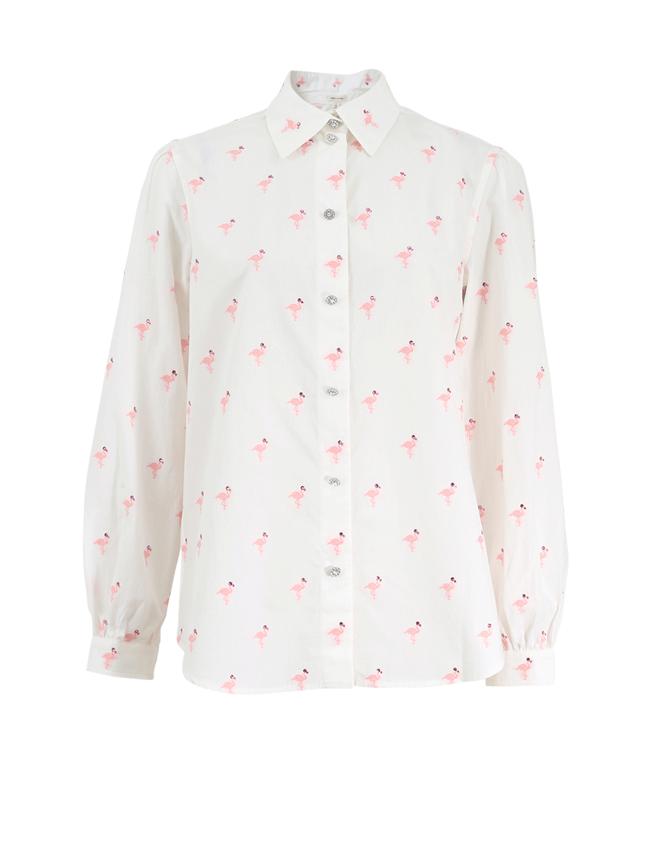 MARC JACOBS-Flamingo Cotton Shirt-