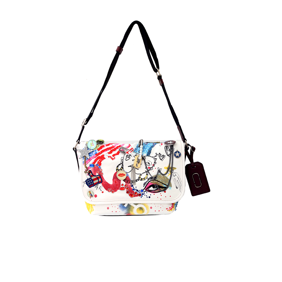 Marc Jacobs Collage Printed Messenger Bag