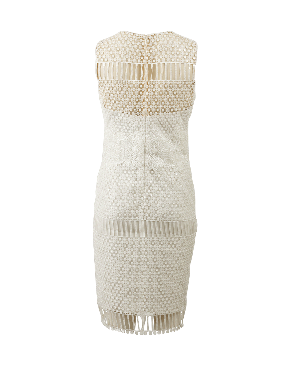 MARCHESA NOTTE-Netted Sequin Cocktail Dress-