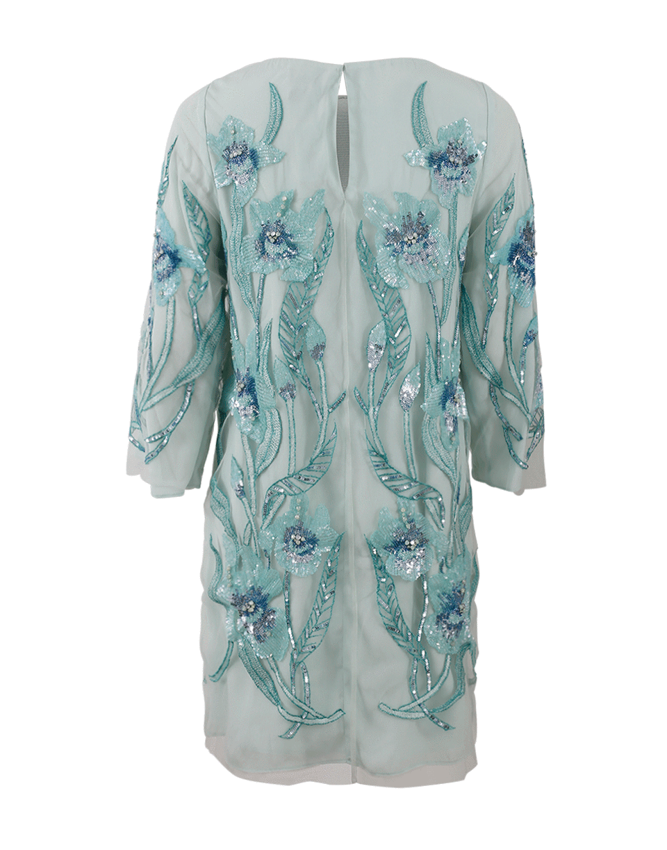 MARCHESA NOTTE-Embroidered Tunic Dress-