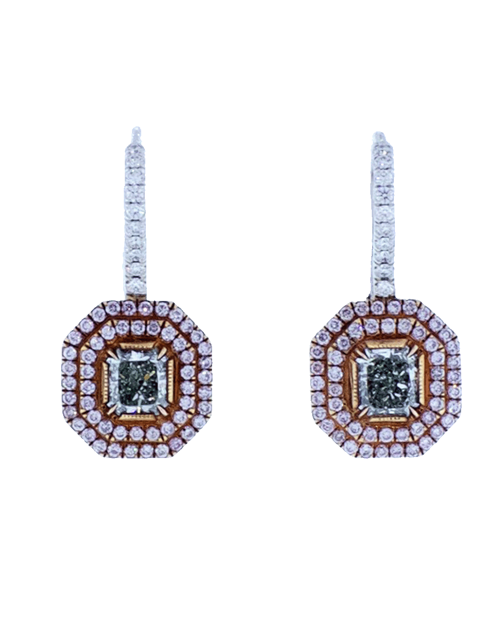 MARISSA DIAMONDS-Fancy Diamond Earrings-ROSE GOLD