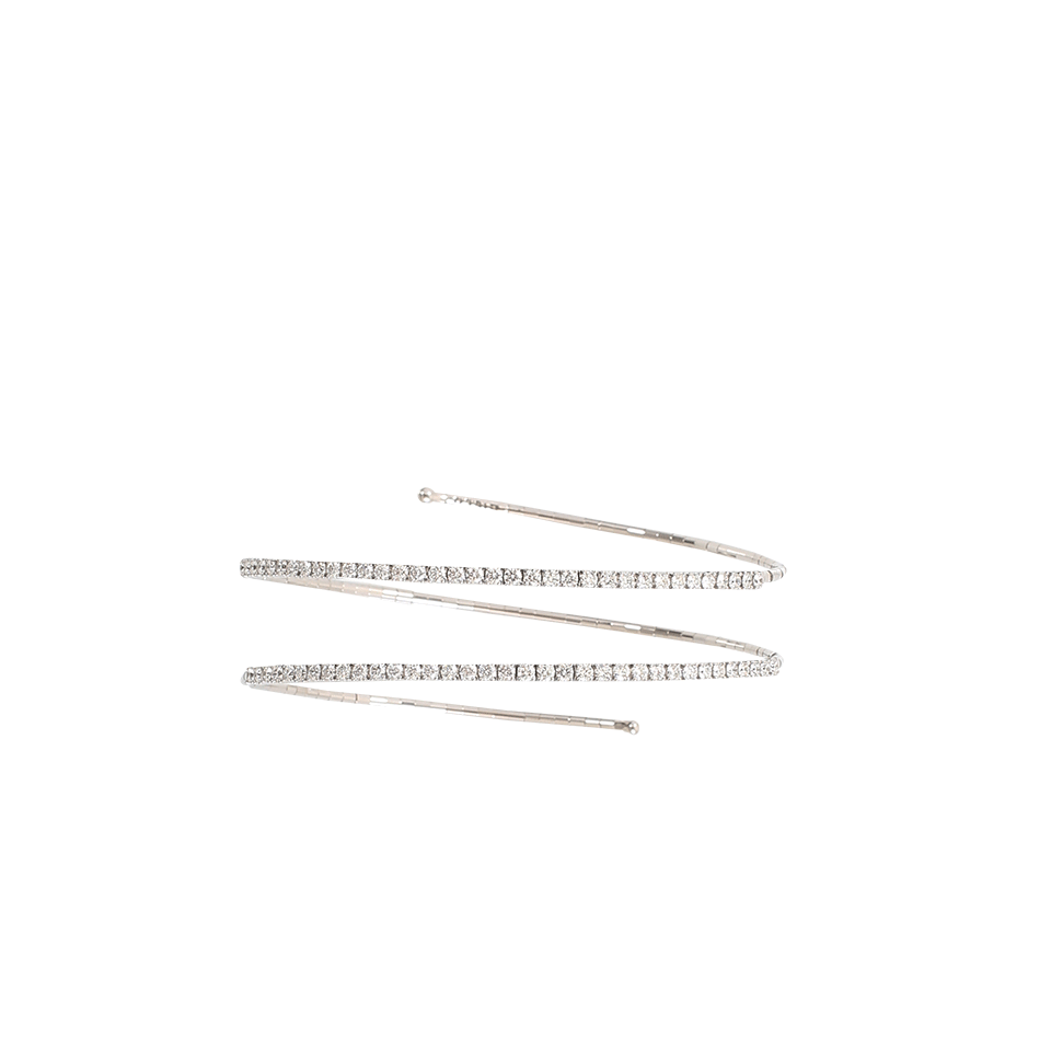 MATTIA CIELO-Rugiada Diamond Tennis Wrap Bracelet-WHITE GOLD