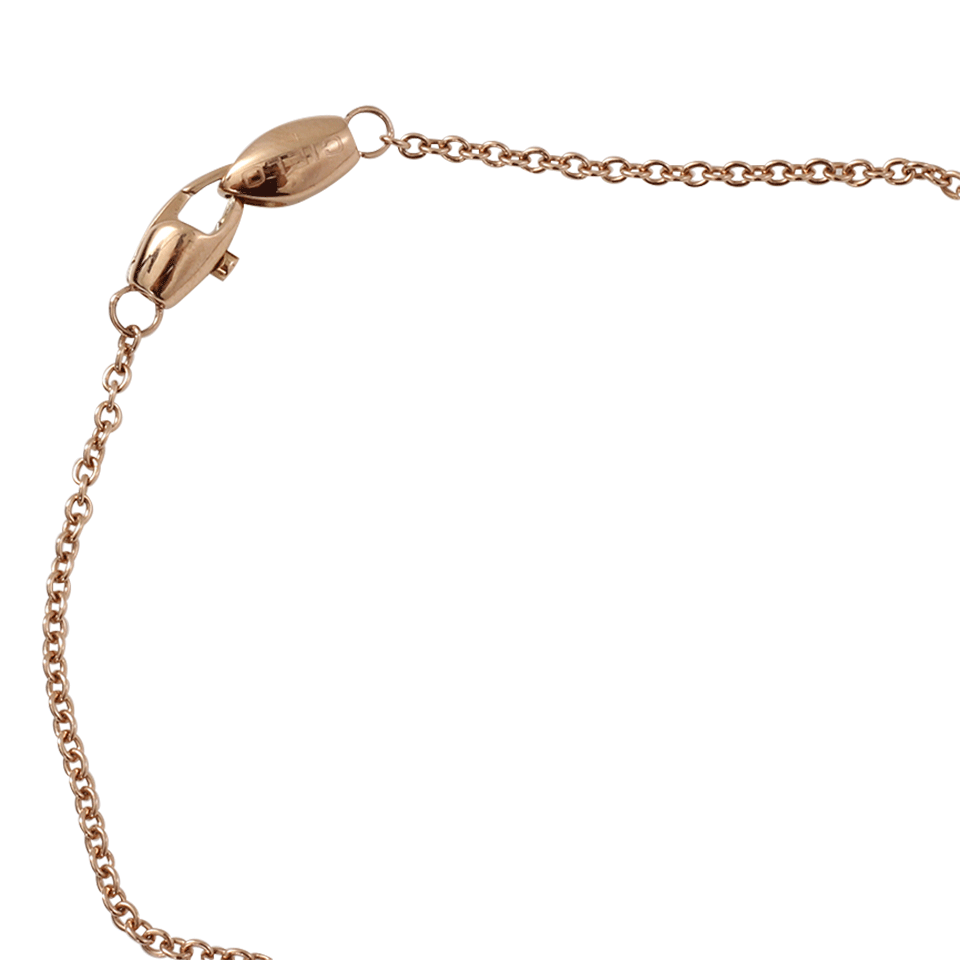MATTIA CIELO-Vulcano Pave Line Pendant Necklace-ROSE GOLD