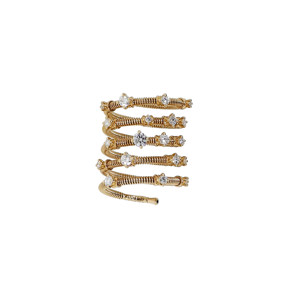 MATTIA CIELO-Rugiada Five-Circle Wrap Diamond Ring-ROSE GOLD