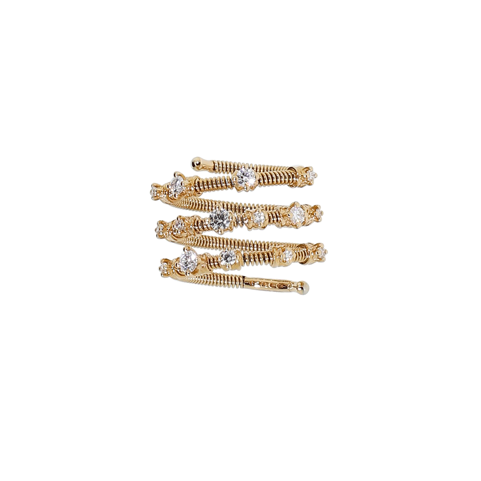 MATTIA CIELO-Rugiada Three-Circle Wrap Diamond Ring-ROSE GOLD