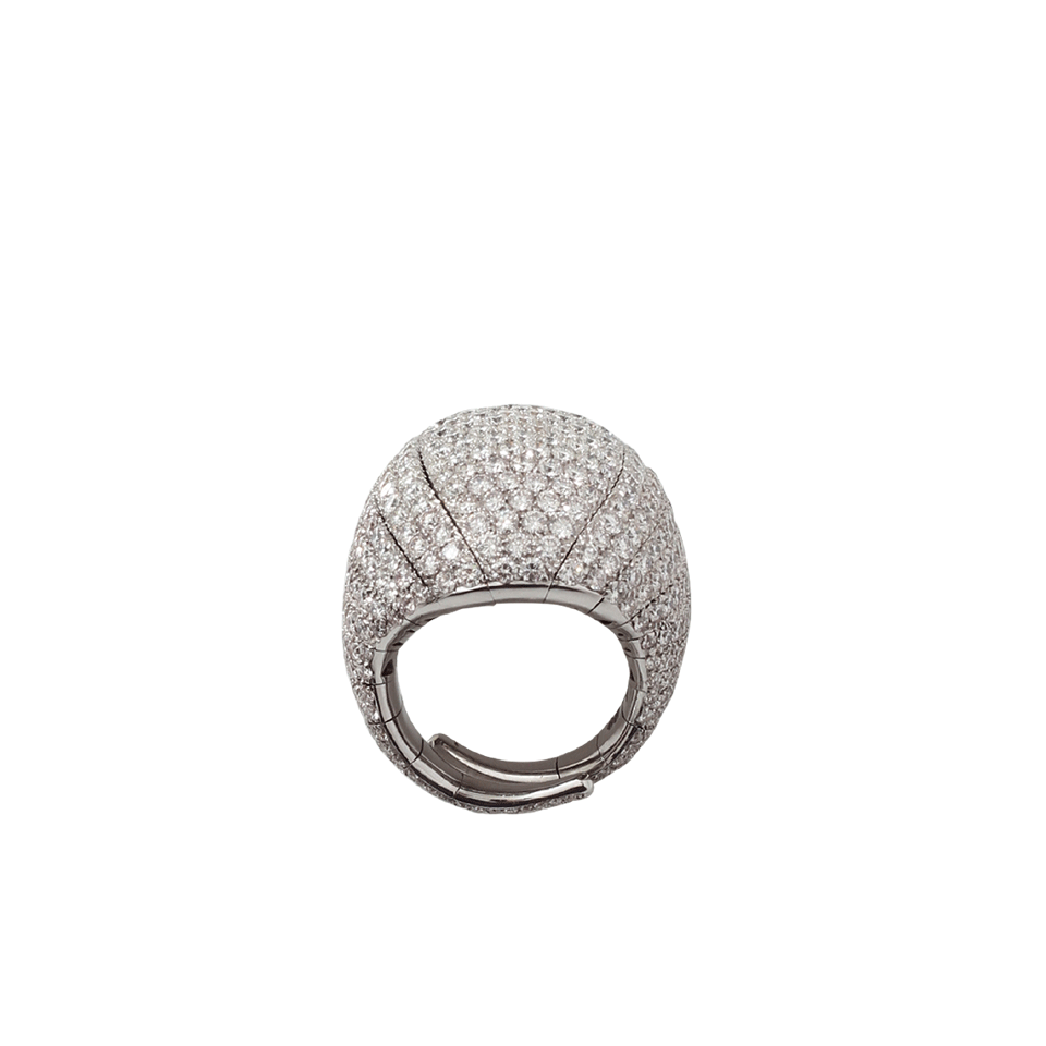 MATTIA CIELO-Iguana Diamond Pave Ring-WHITE GOLD