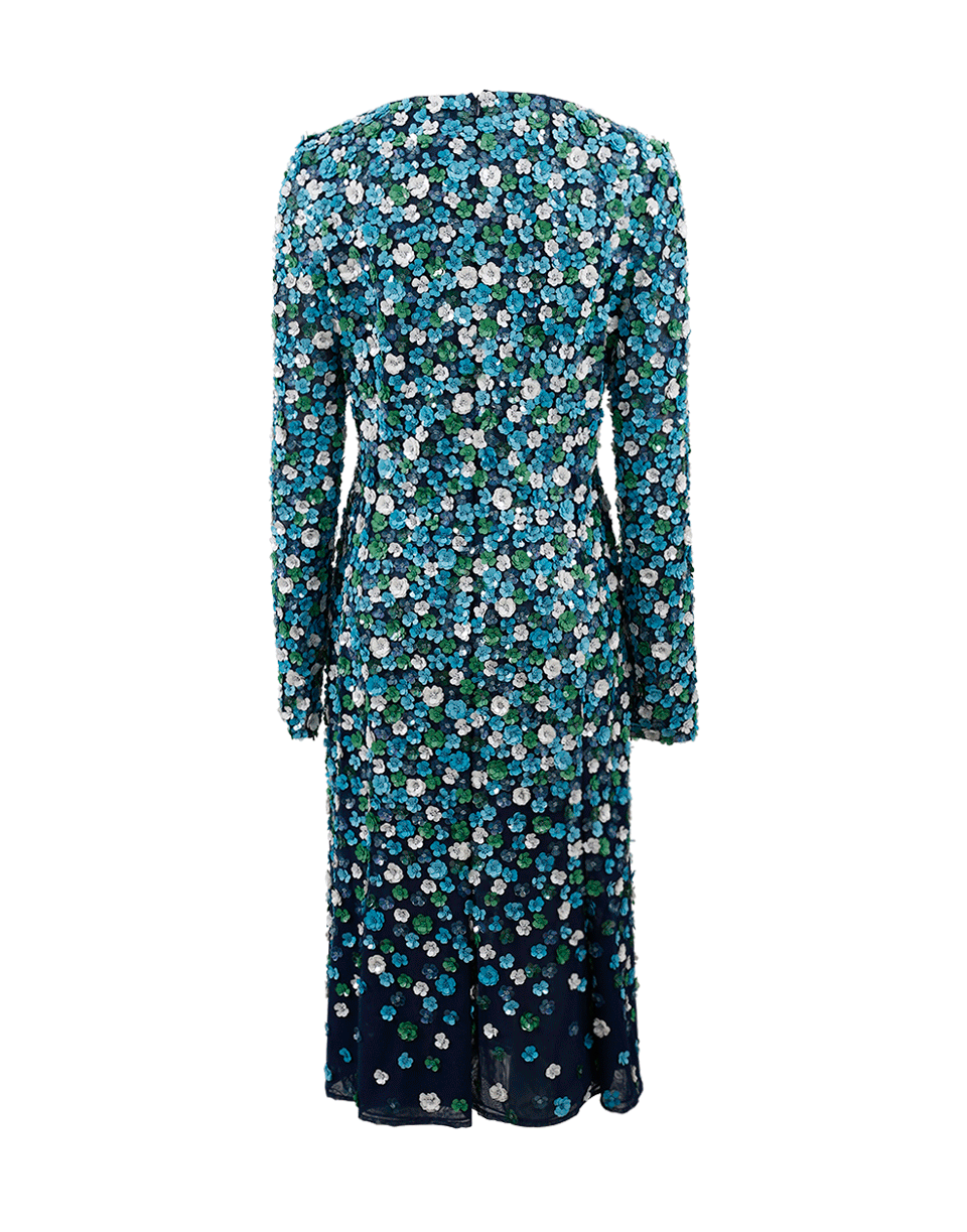 Embroidered Plunge Floral Dress CLOTHINGDRESSCASUAL MICHAEL KORS   