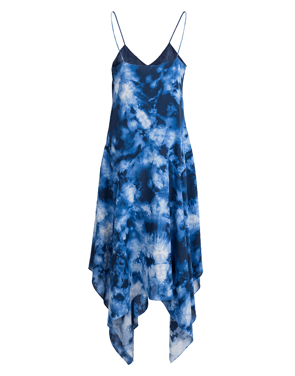MICHAEL KORS-Asymmetrical Tie Dye Dress-