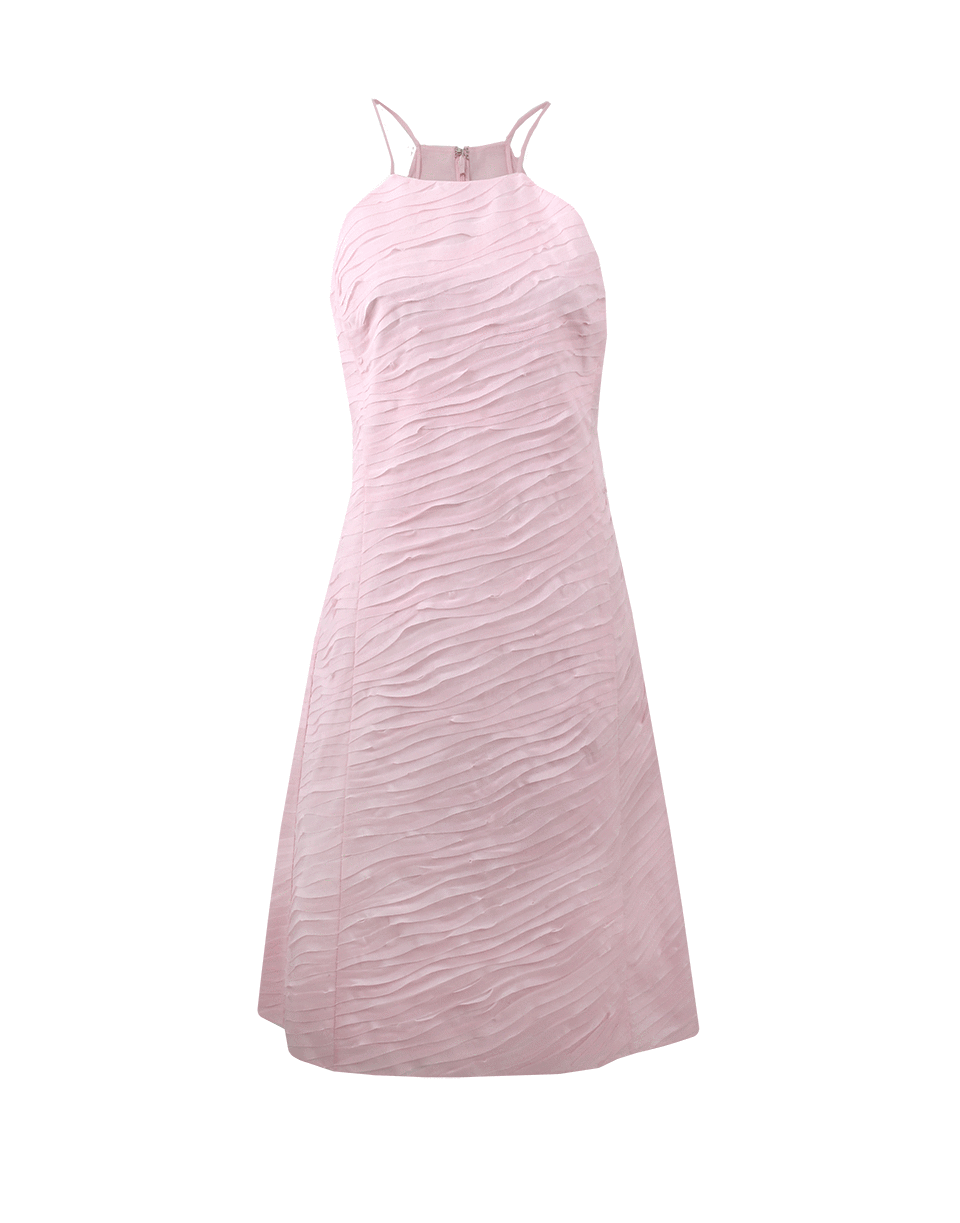MICHAEL KORS-Ribbon Embroidered Dress-BLUSH