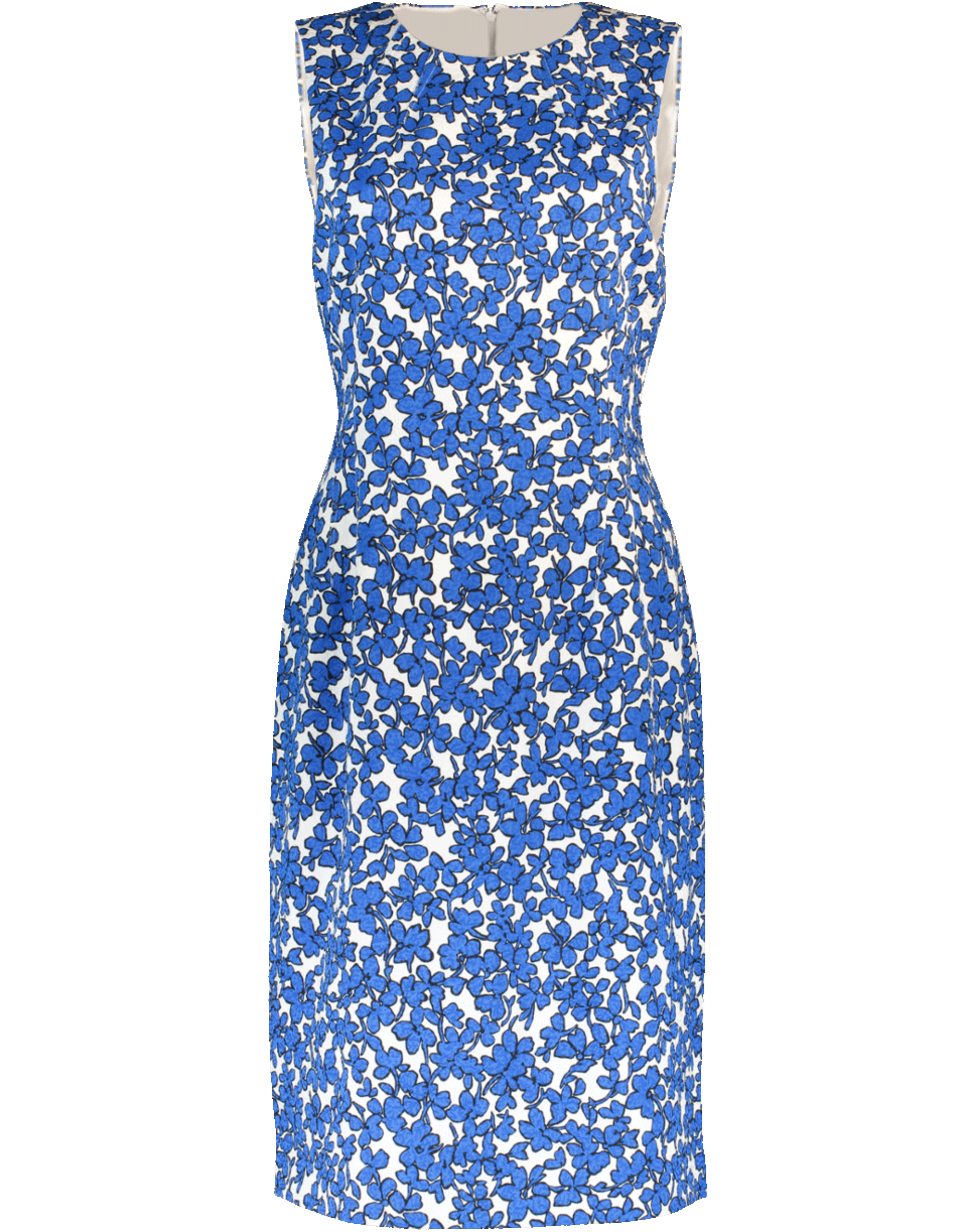 MICHAEL KORS-Floral Outline Dress-