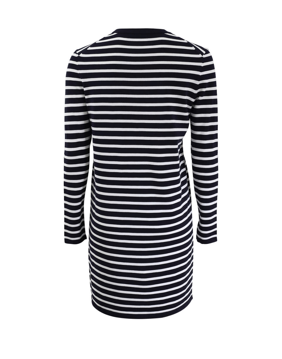 MICHAEL KORS-Striped Tee Shirt Dress-