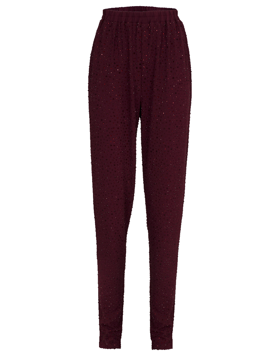 MICHAEL KORS-Crystal Pajama Pant-MERLOT