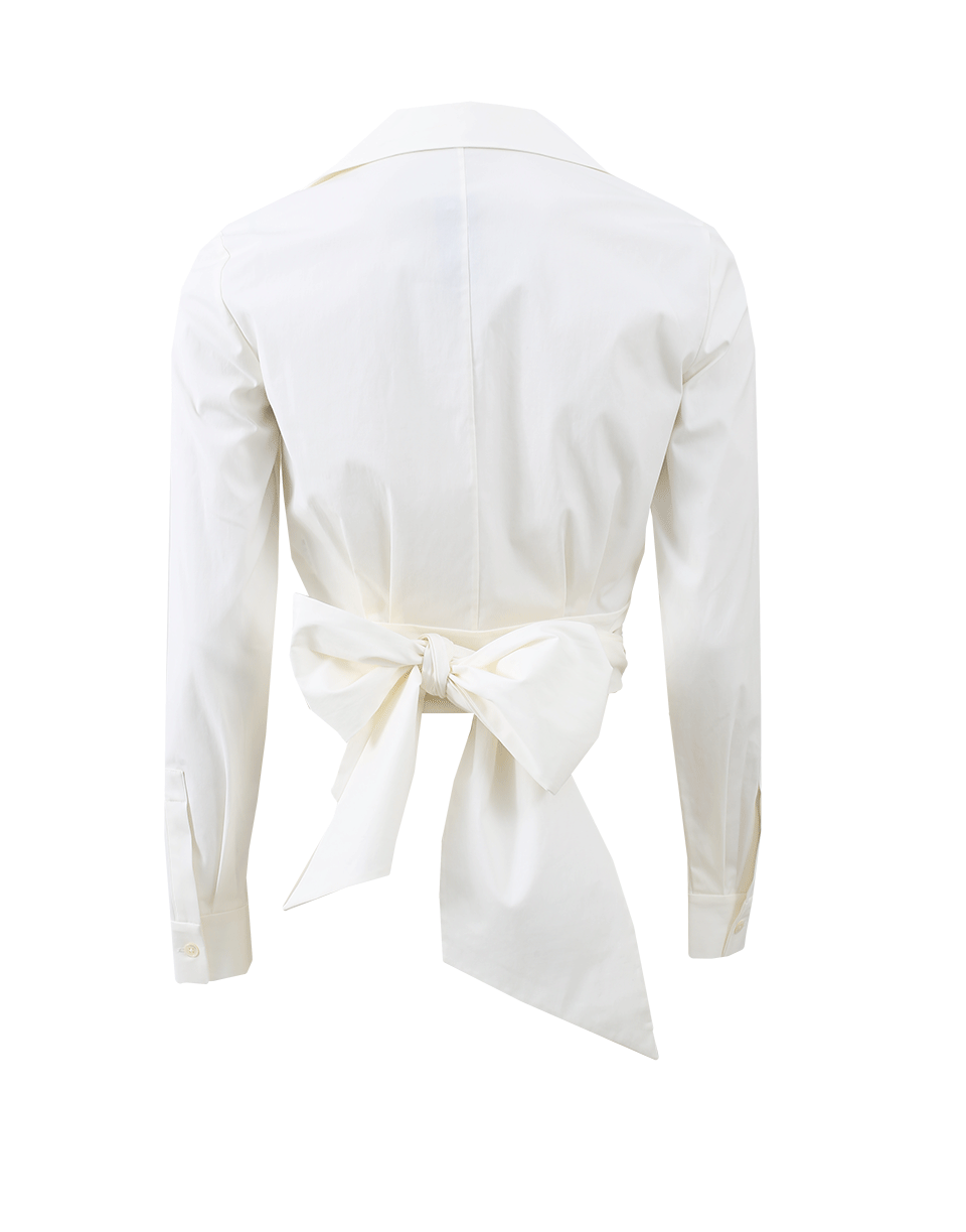 Long Sleeve Wrap Blouse CLOTHINGTOPBLOUSE MICHAEL KORS   