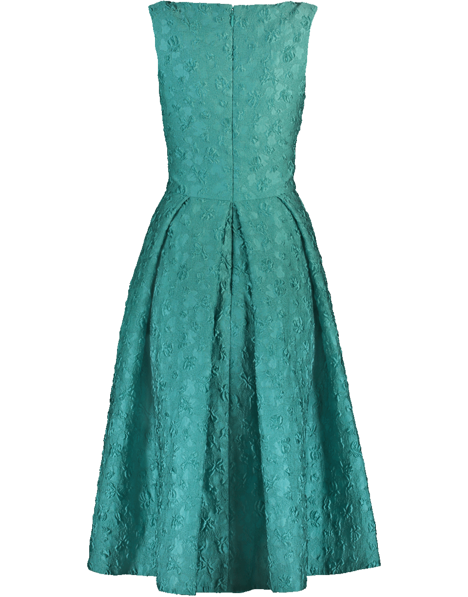 MONIQUE LHUILLIER-Structured Midi Dress-
