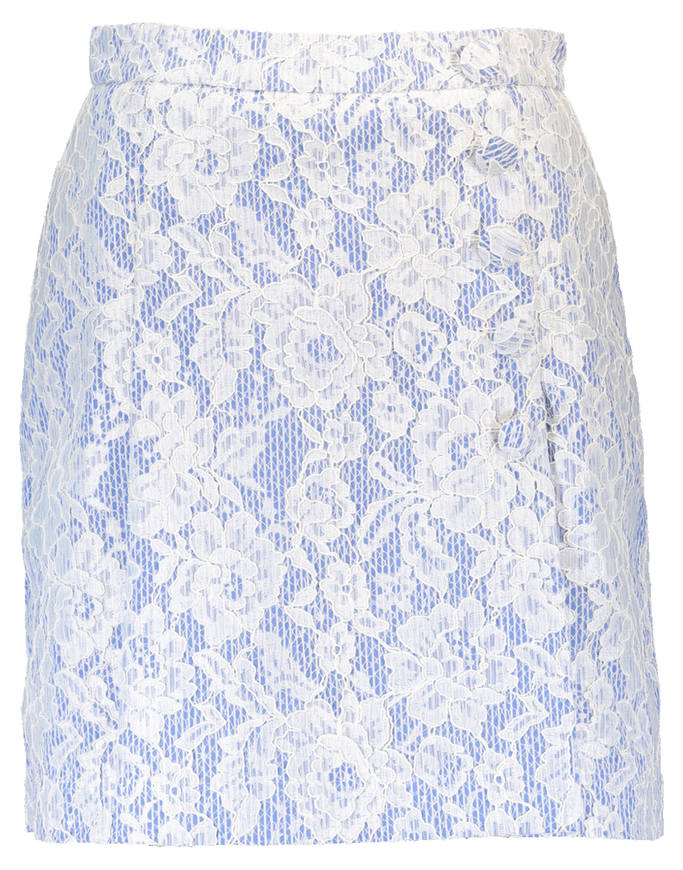 MSGM-Lace Overlay Skirt-