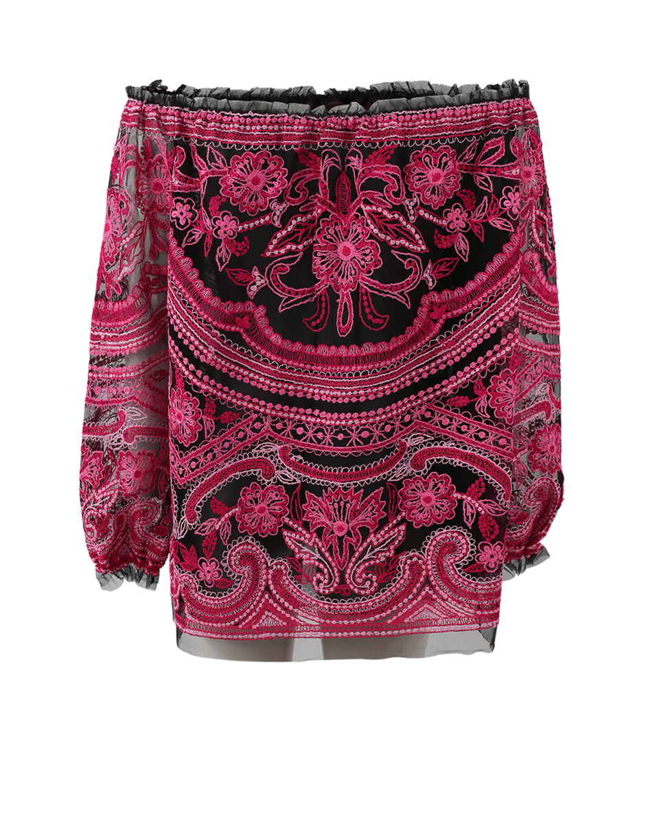 Embroidered Blouse CLOTHINGTOPBLOUSE NAEEM KHAN   