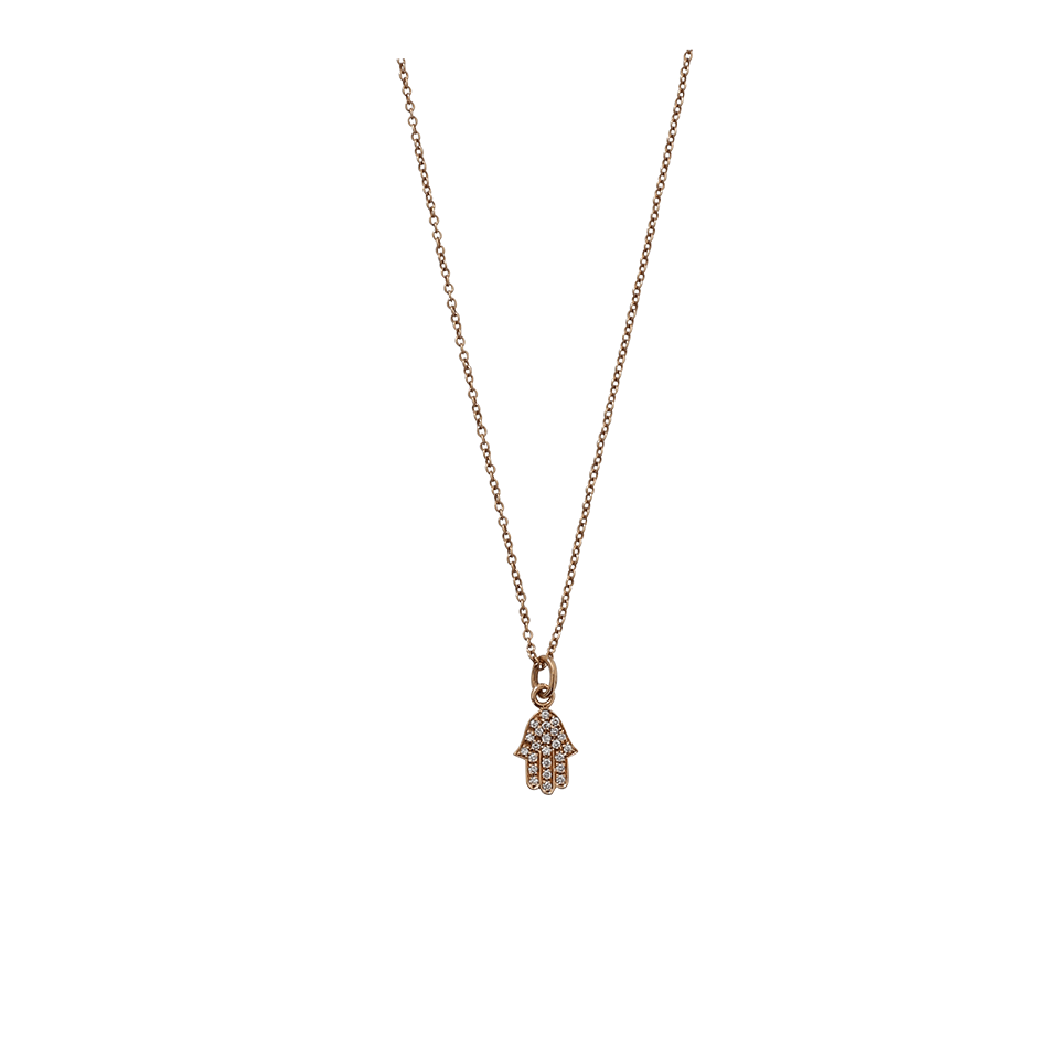 NETALI NISSIM-Chasma Pendant Necklace-ROSE GOLD