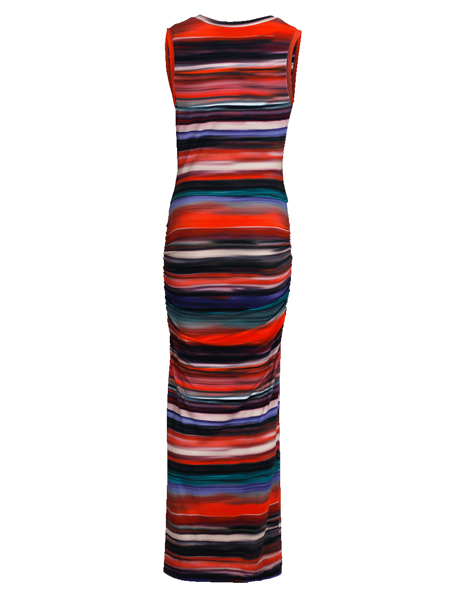 NICOLE MILLER-Jersey Stripe Maxi Dress-