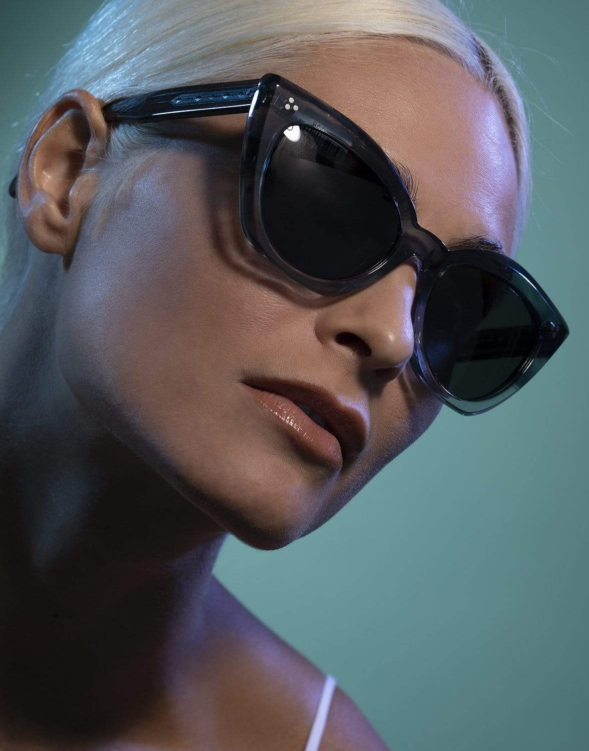 Blue Laiya Sunglasses ACCESSORIESUNGLASSES OLIVER PEOPLES   