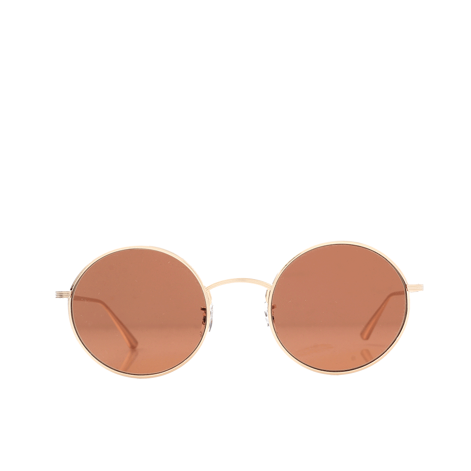 OLIVER PEOPLES-After Midnight Sunglasses-GLD/PERS