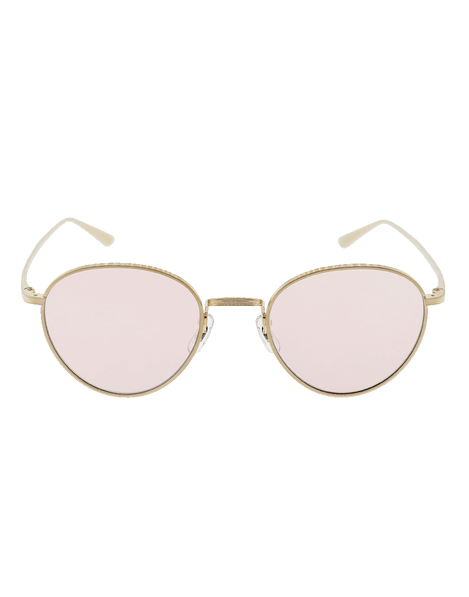 OLIVER PEOPLES-Brownstone Sunglasses-GLD/PNK