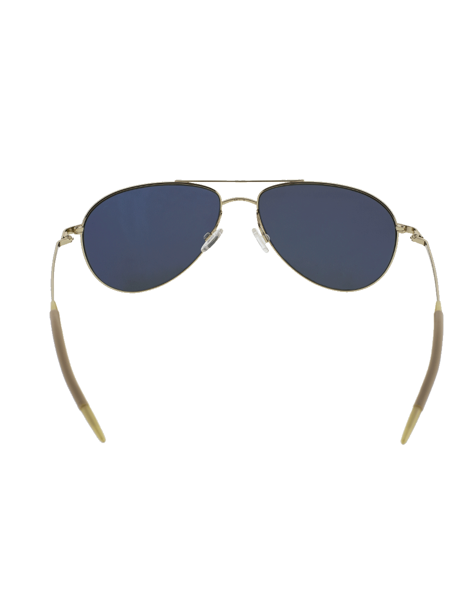 OLIVER PEOPLES-Benedict Aviator Sunglasses-GOLD