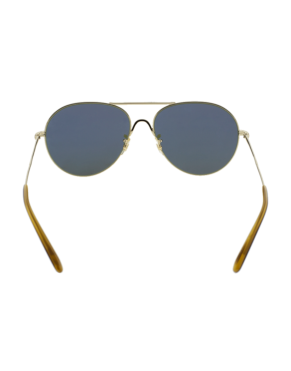 OLIVER PEOPLES-Rockmore Metal Sunglasses-GOLD/G15