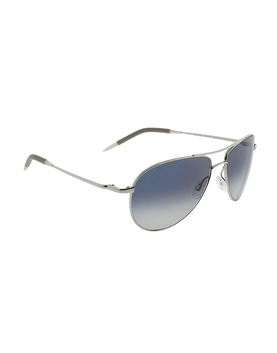 OLIVER PEOPLES-Benedict 59 Aviator Sunglasses-SILVER
