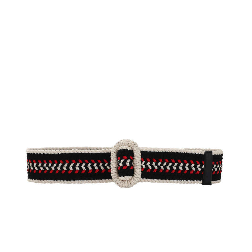 OSCAR DE LA RENTA-Multi Color Woven Belt-
