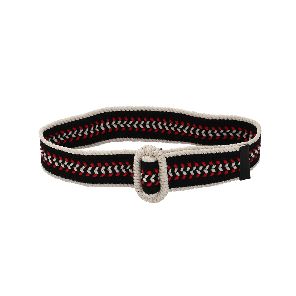 OSCAR DE LA RENTA-Multi Color Woven Belt-