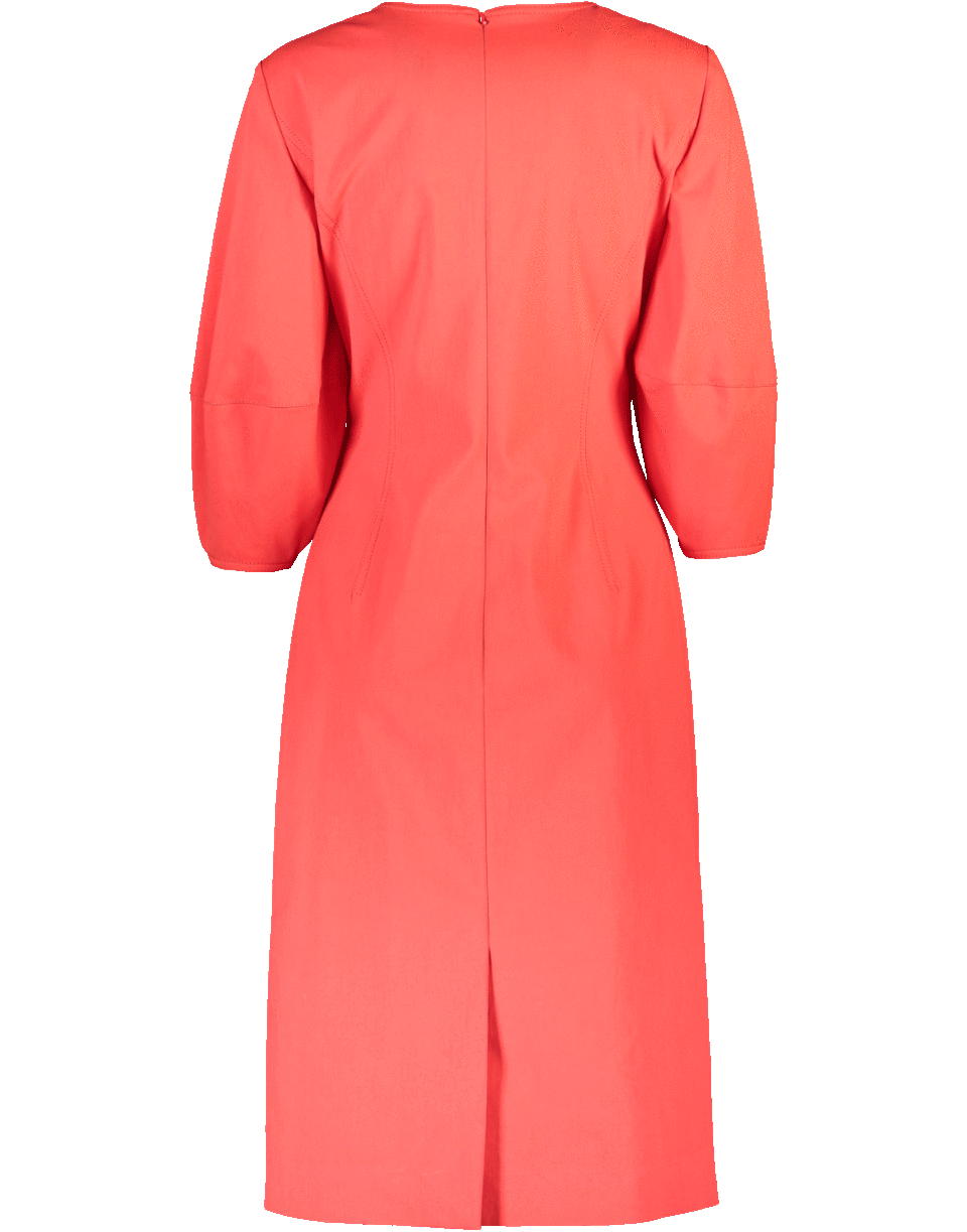 OSCAR DE LA RENTA-Slim Cotton Dress-