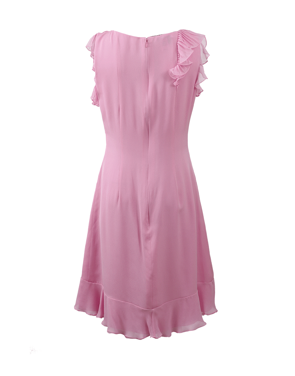OSCAR DE LA RENTA-Ruffle Front Dress-