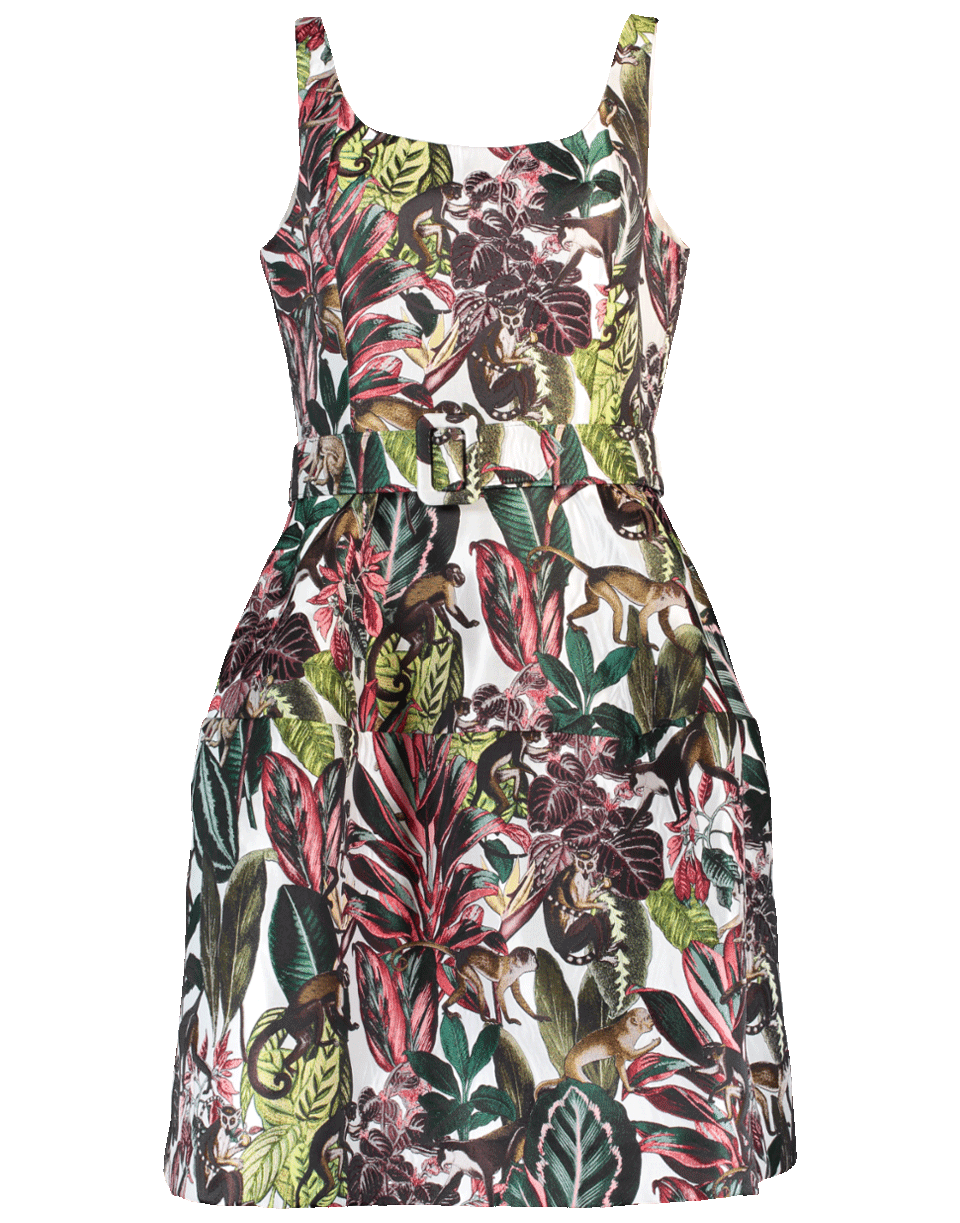 OSCAR DE LA RENTA-Jacquard Tank Dress-