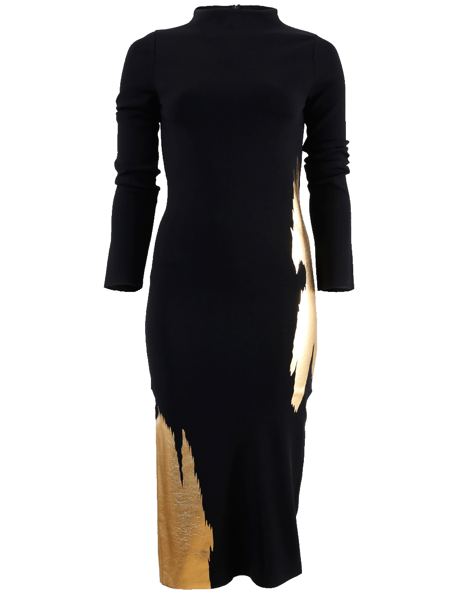 OSCAR DE LA RENTA-Compact Knit Dress-